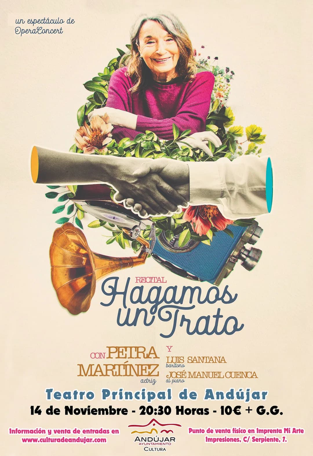 Hagamos un trato — Recital con Petra Martínez (Andújar)