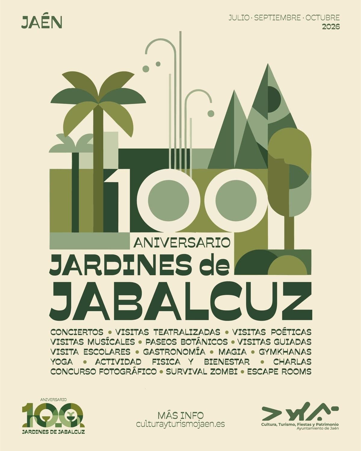 Clausura del Centenario de los Jardines de Jabalcuz