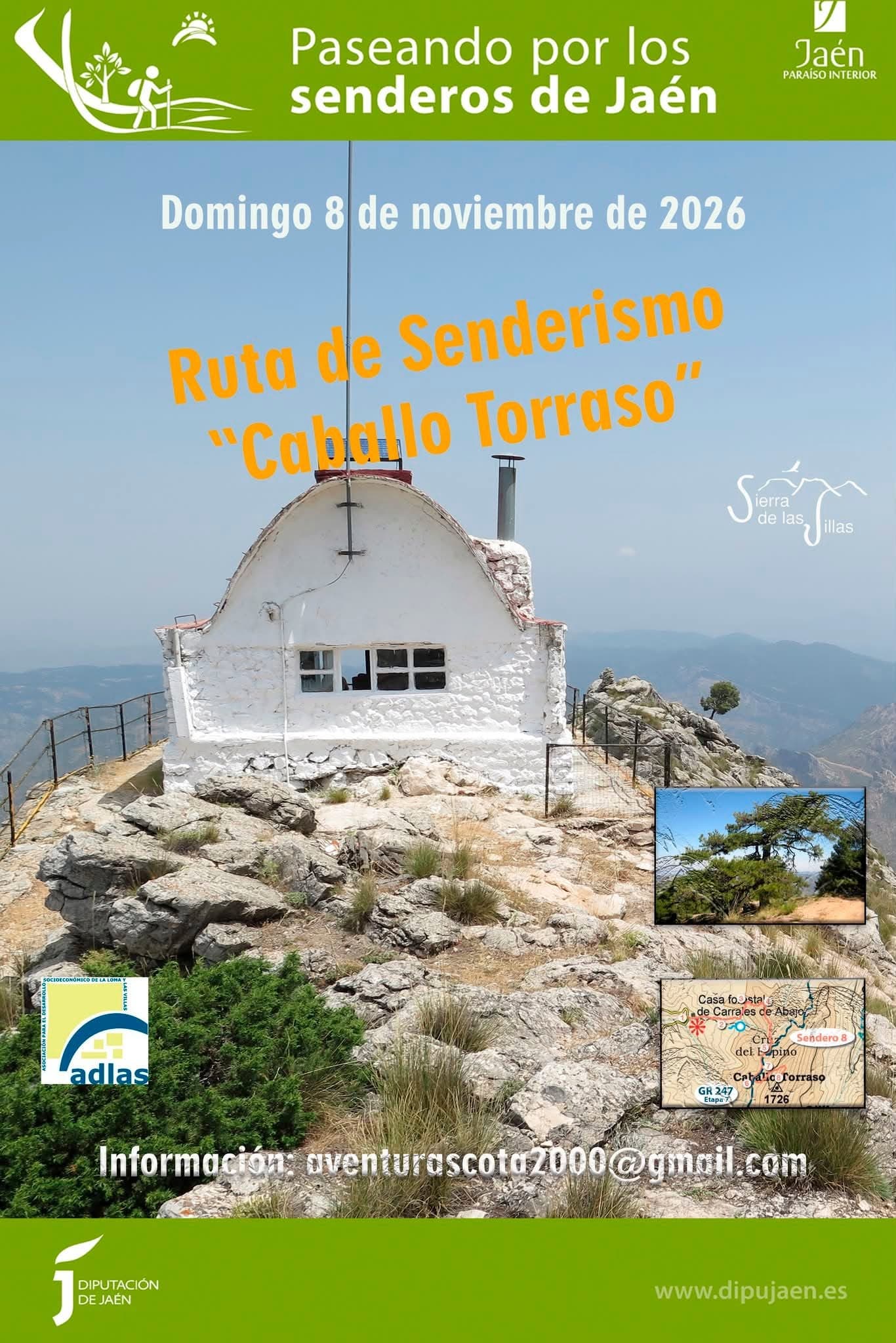 Paseando por los senderos de Jaén: Ruta «Caballo Torraso»