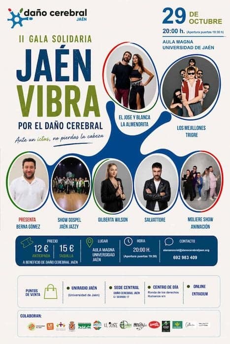 II Gala Solidaria «Jaén Vibra por el Daño Cerebral»