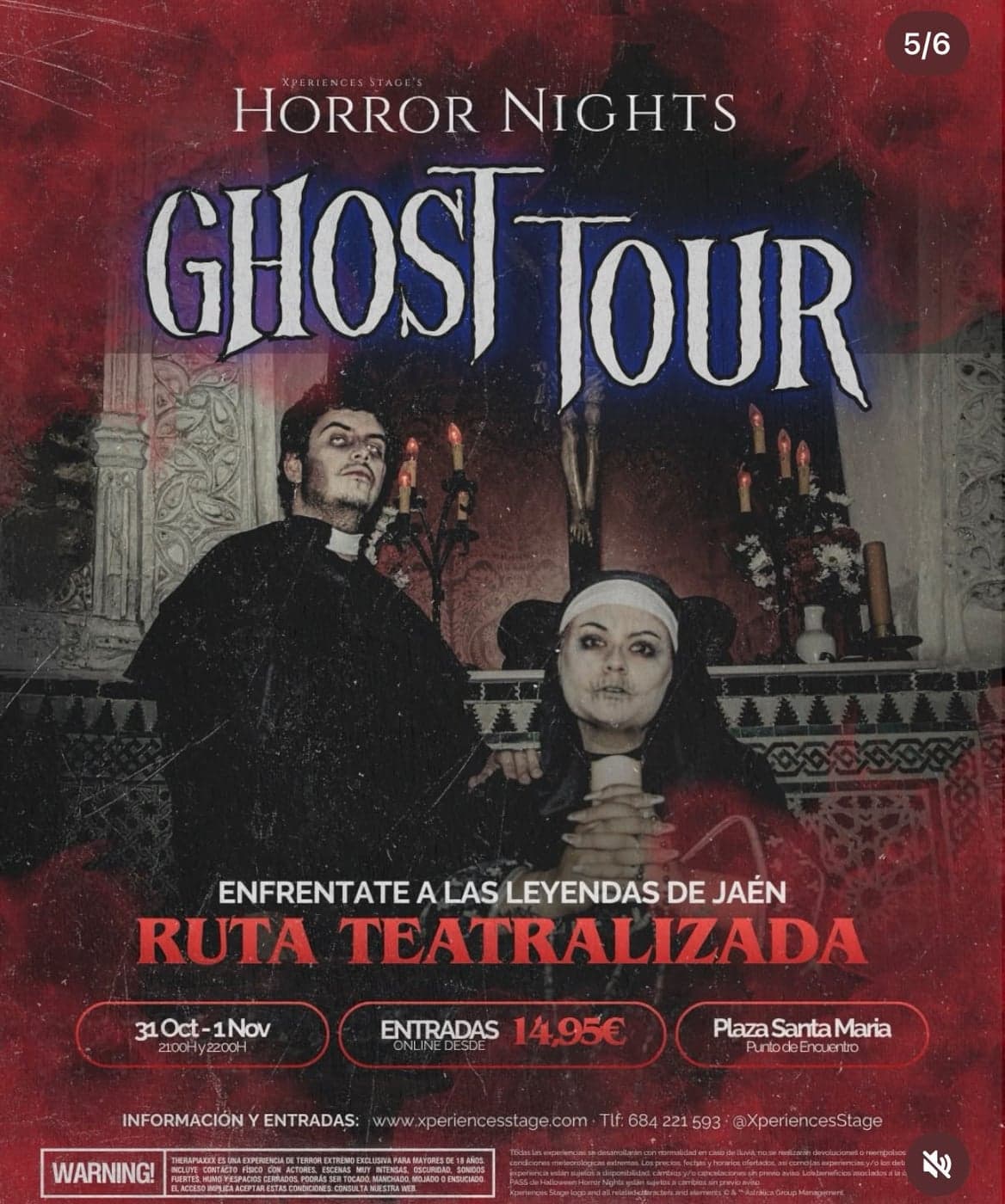 Ghost Tour Jaén — Ruta teatralizada de terror por las leyendas de Jaén