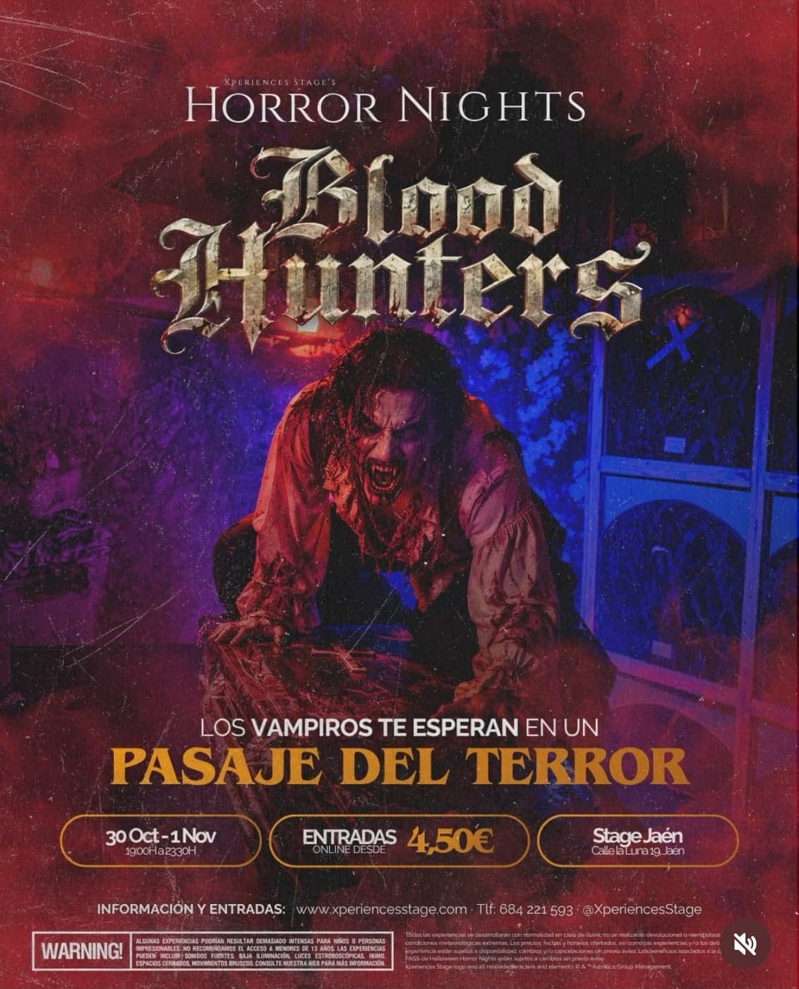Blood Hunters — Pasaje del terror de vampiros (Horror Nights Jaén)