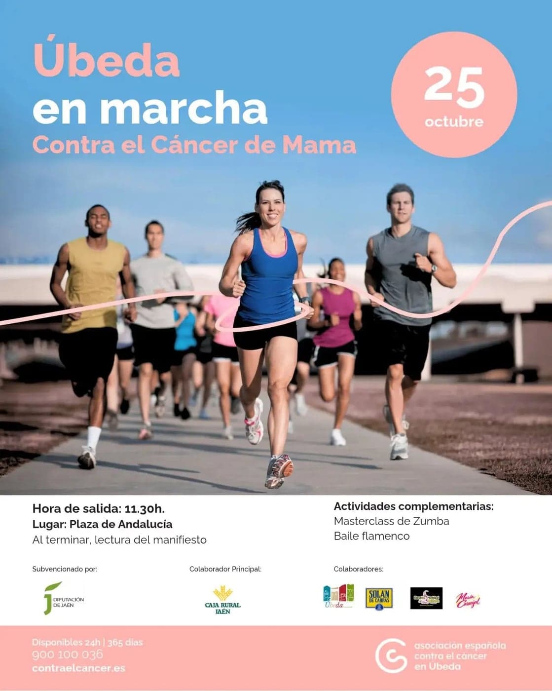 Úbeda en marcha contra el Cáncer de Mama