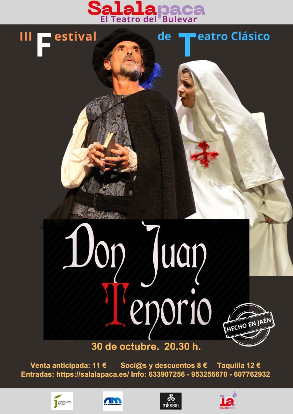 Don Juan Tenorio – Teatro La Paca (SALALApaca)