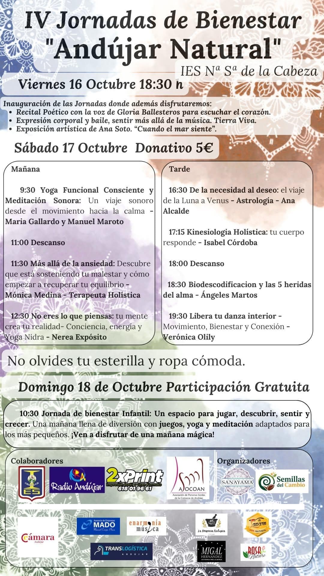 IV Jornadas de Bienestar «Andújar Natural»