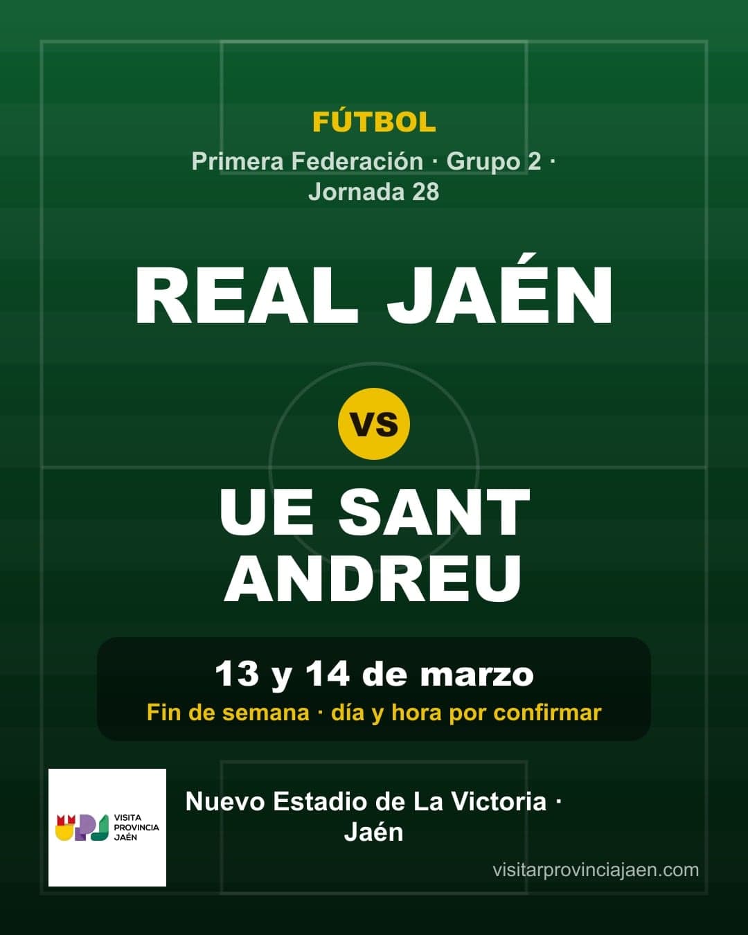 Real Jaén – UE Sant Andreu (Primera Federación)