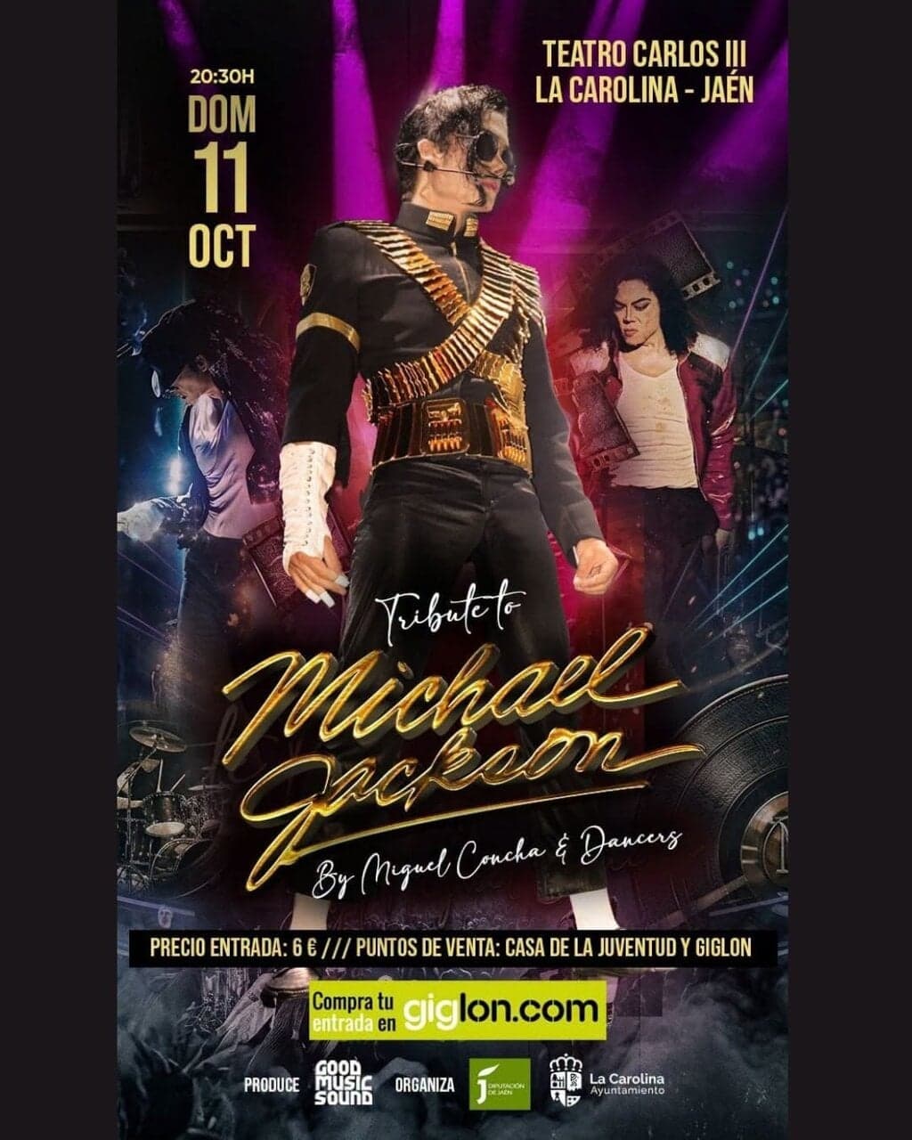 Tributo a Michael Jackson — Miguel Concha & Dancers