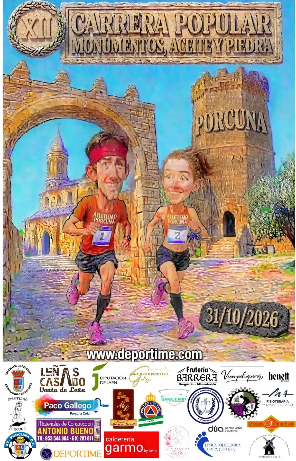 XII Carrera Popular «Monumentos, Aceite y Piedra» (Porcuna)