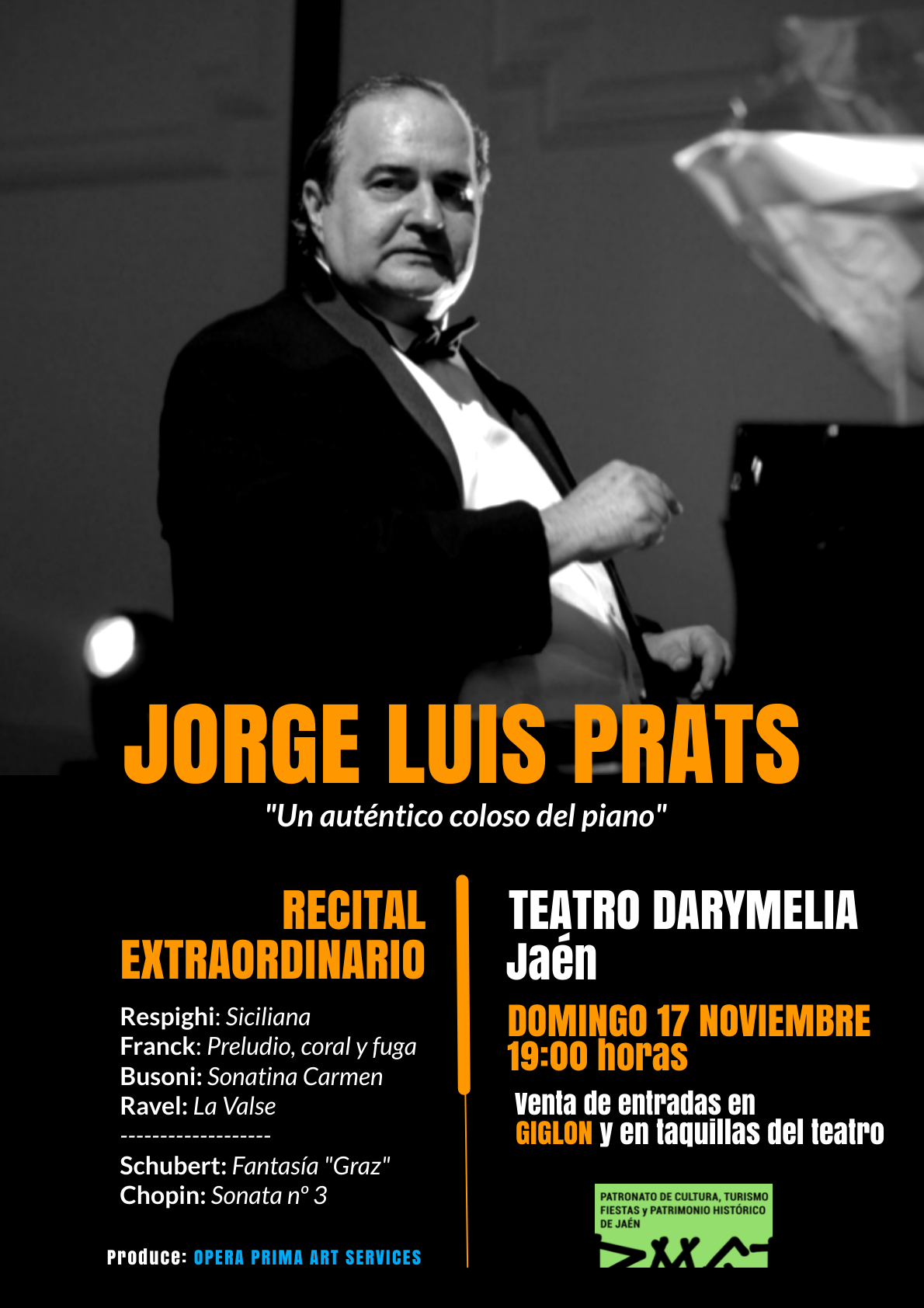 JORGE LUIS PRATS RECITAL DE PIANO