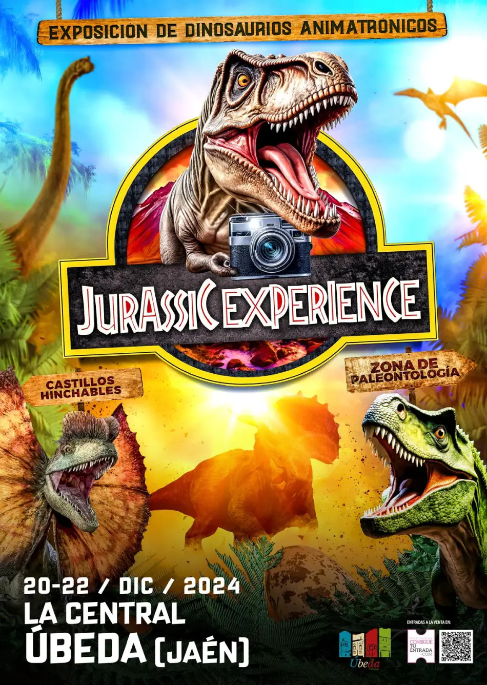 Exposicion de dinosaurios animatronicos Jurassic