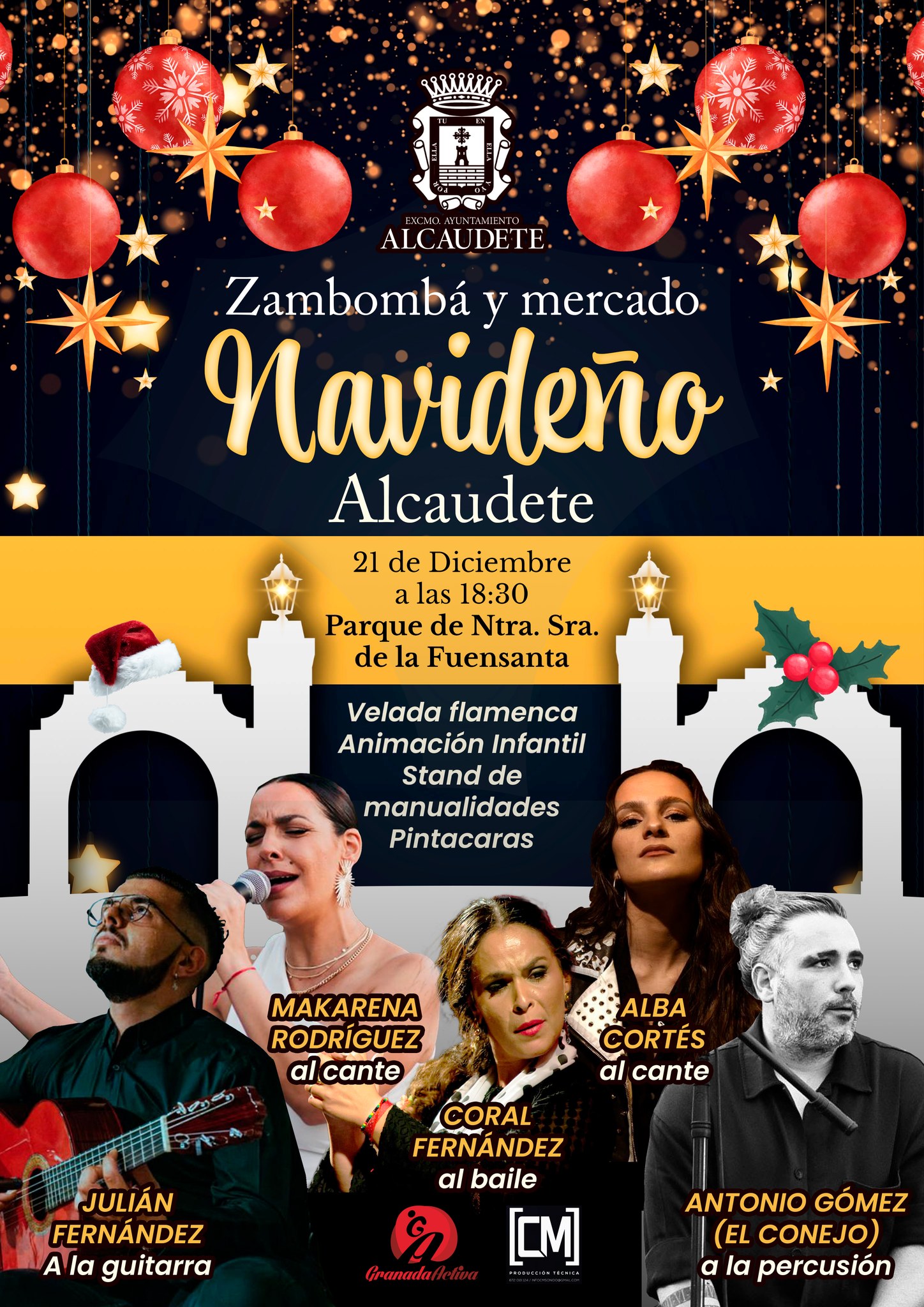 Zambomba y mercado navideno Alcaudete