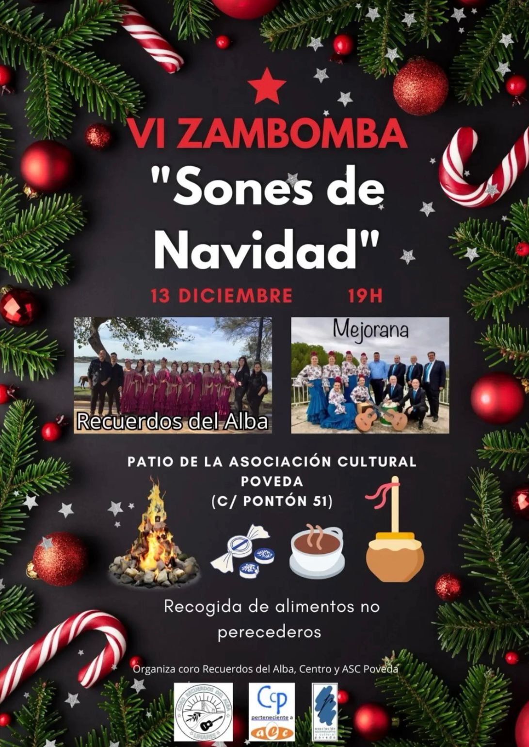 VI Zambomba “Sones de Navidad” - Asociación Cultural Poveda navidad 2