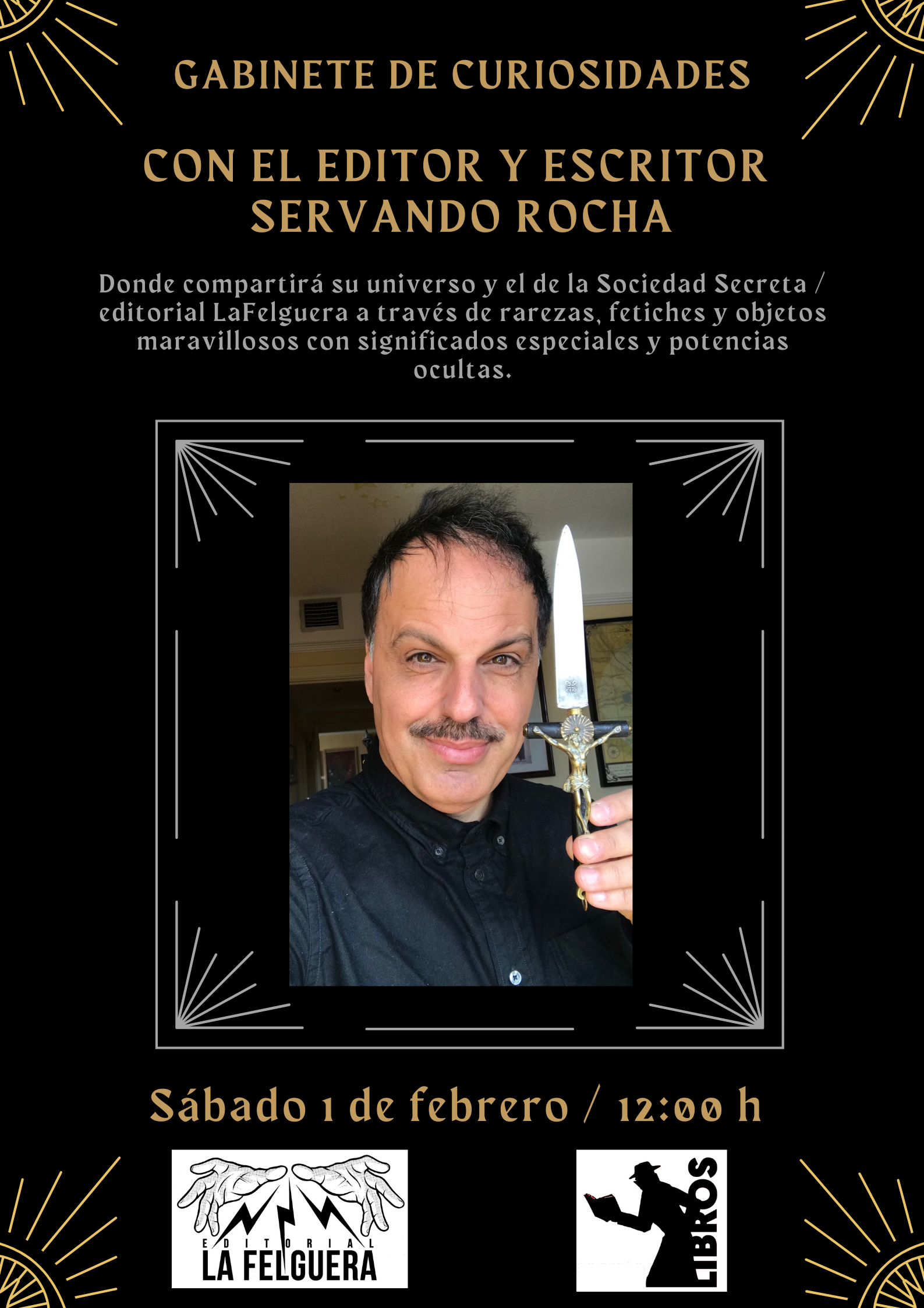 Gabinete de curiosidades con Servando Rocha