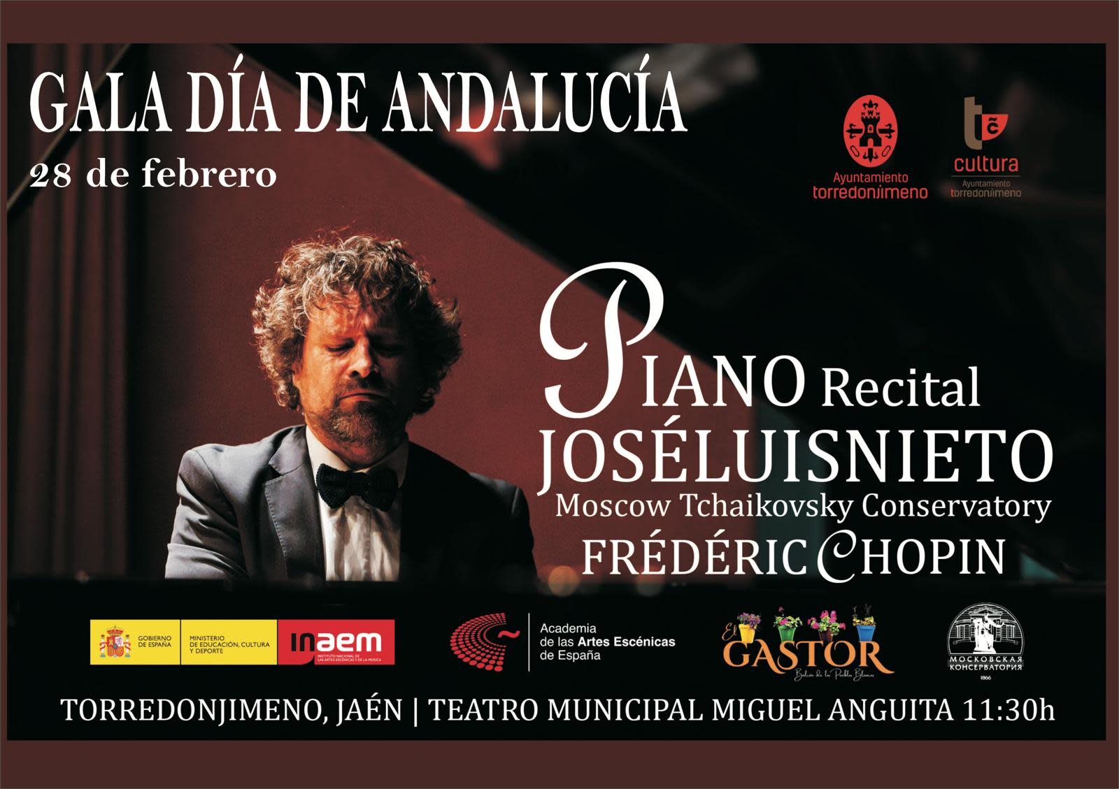 Recital de Piano Jose Luis Nieto Gala dia de Andalucia