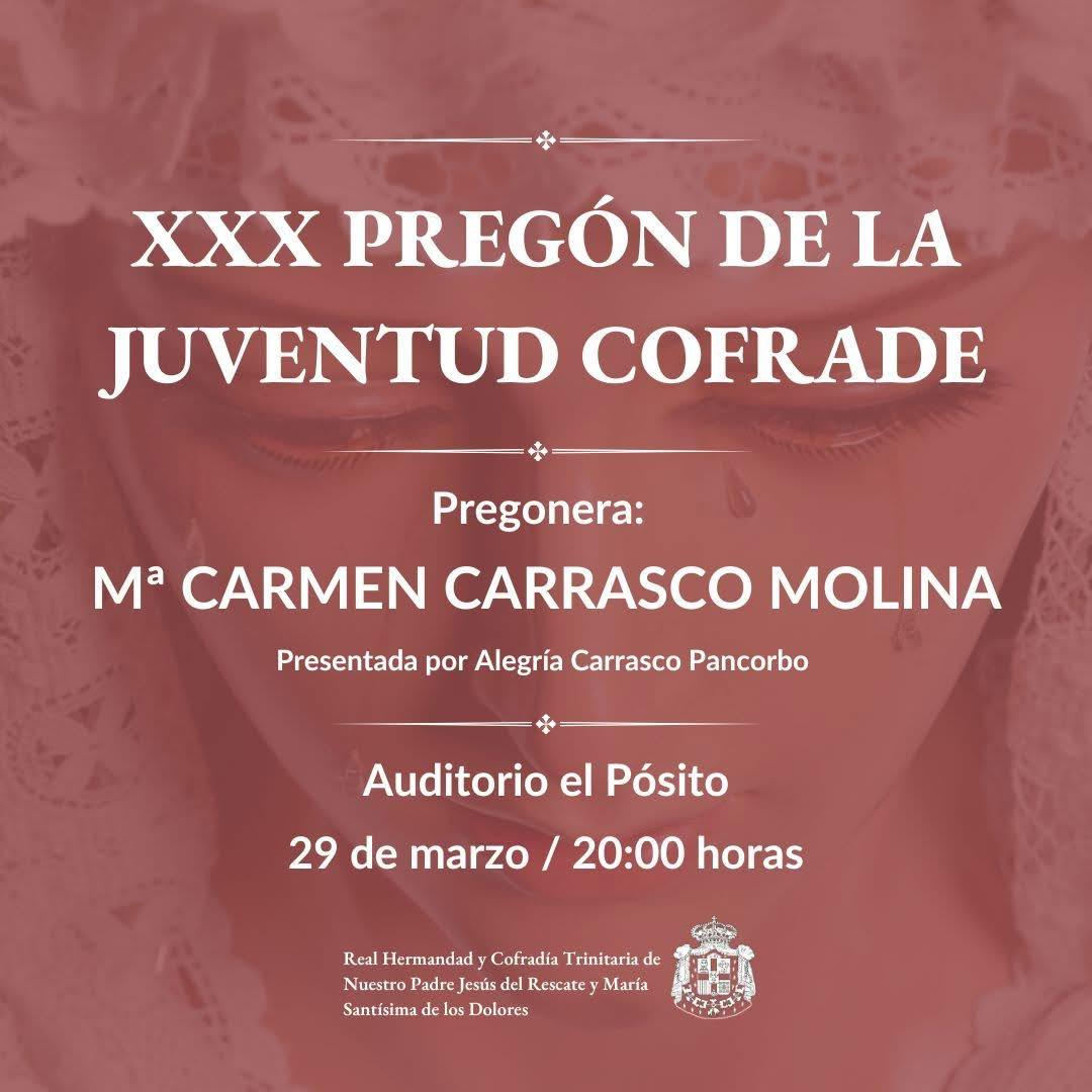 La Hermandad del Rescate lleva a cabo un ano mas el XXX Pregon