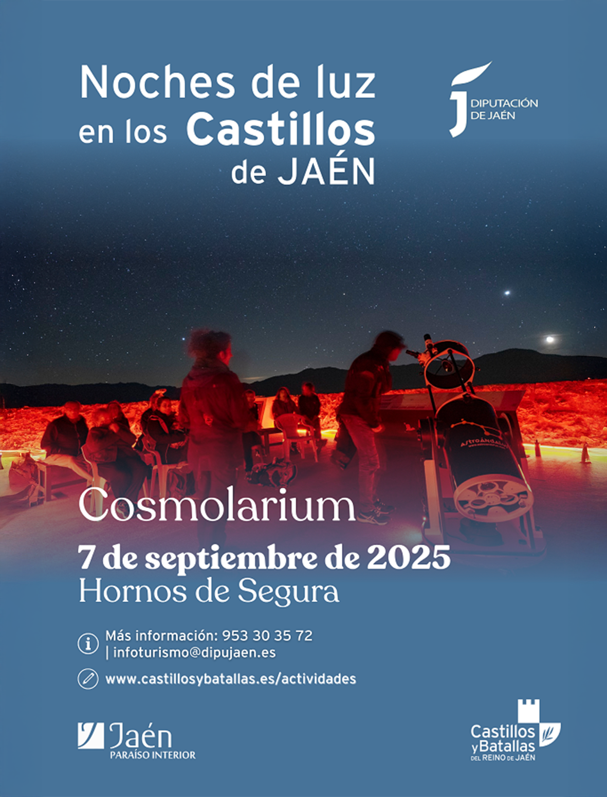 Noche de Luz en el Castillo de Hornos de Segura hornos de segura