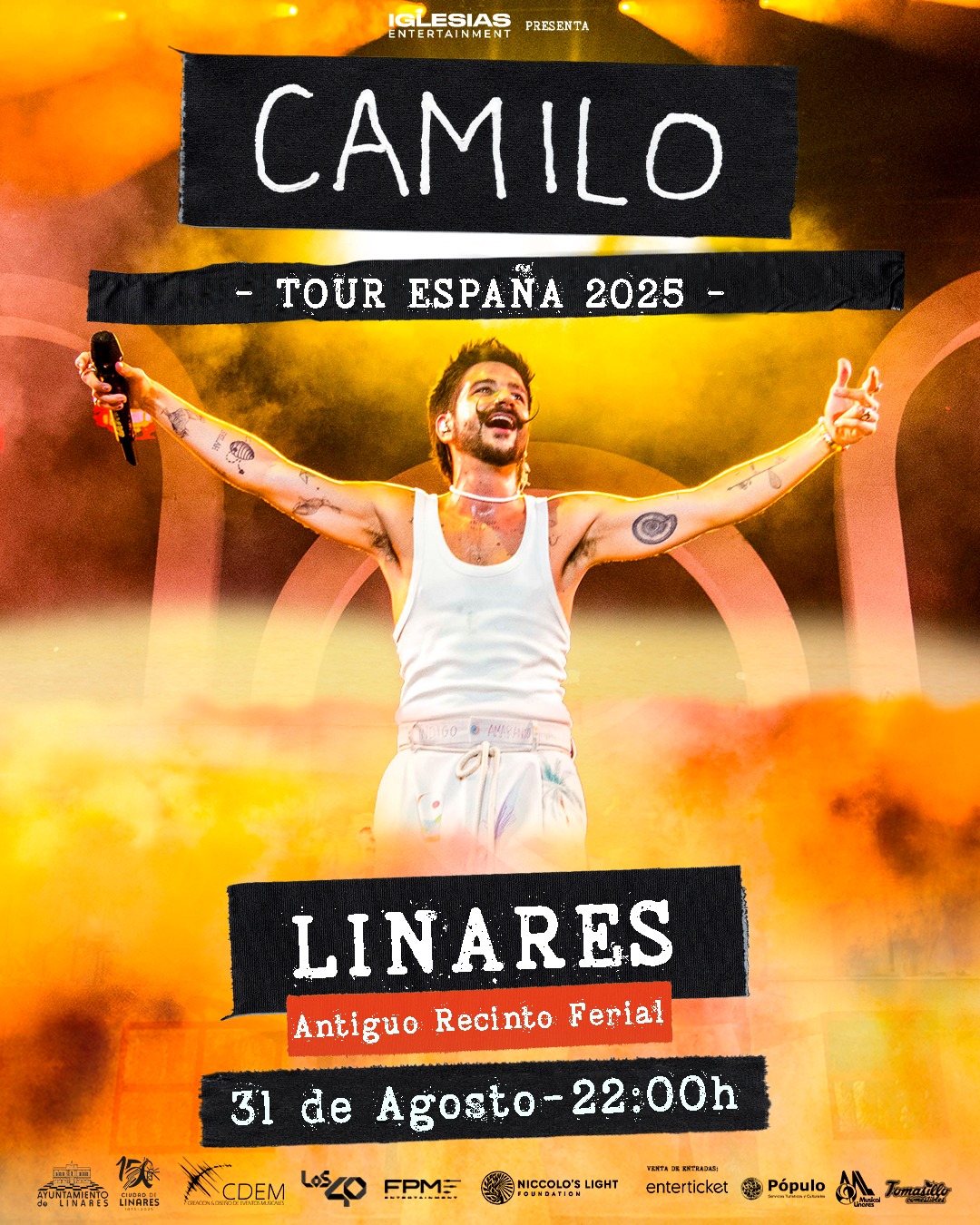 Camilo. Tour España 2025 camilo tour