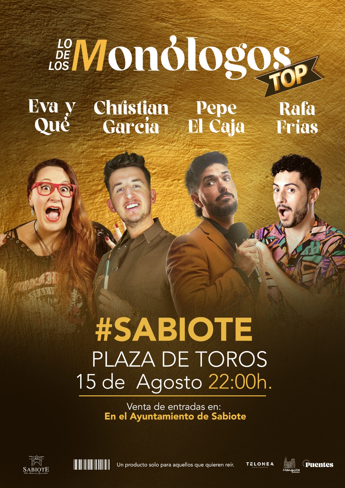 Los de los monólogos: Eva y Qué, Christian García,Pepe El Caja y Rafa Frías los de los monologos