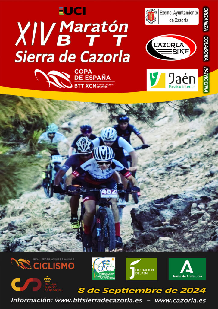 XV Maratón BTT Sierra de Cazorla CARTEL 14 MARATON BTT SIERRA DE CAZORLA 724x1024 1