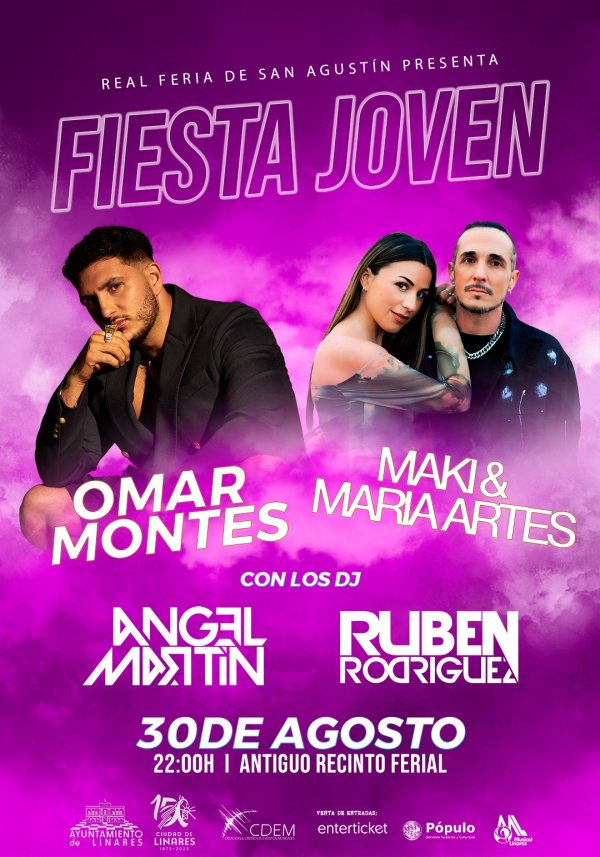 Fiesta Joven: Omar Montes, María Artés y Maki omar montes maki y maria artes