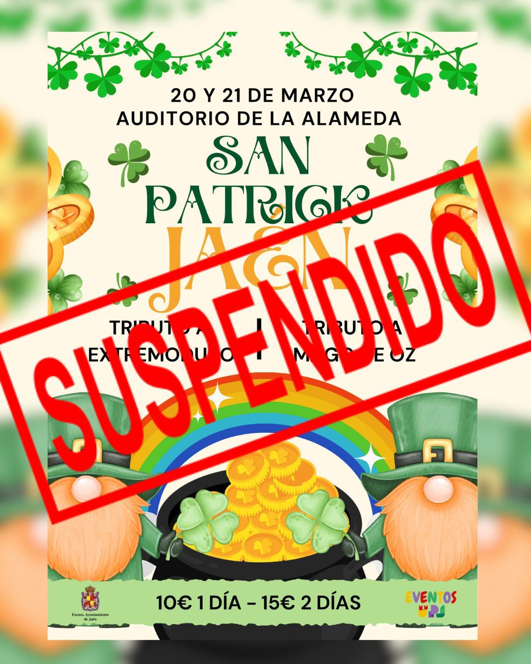Cancelacion evento