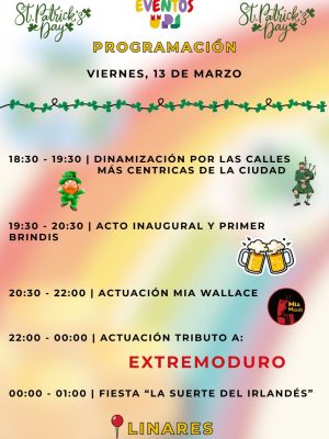 Programación 13 de marzo viernes