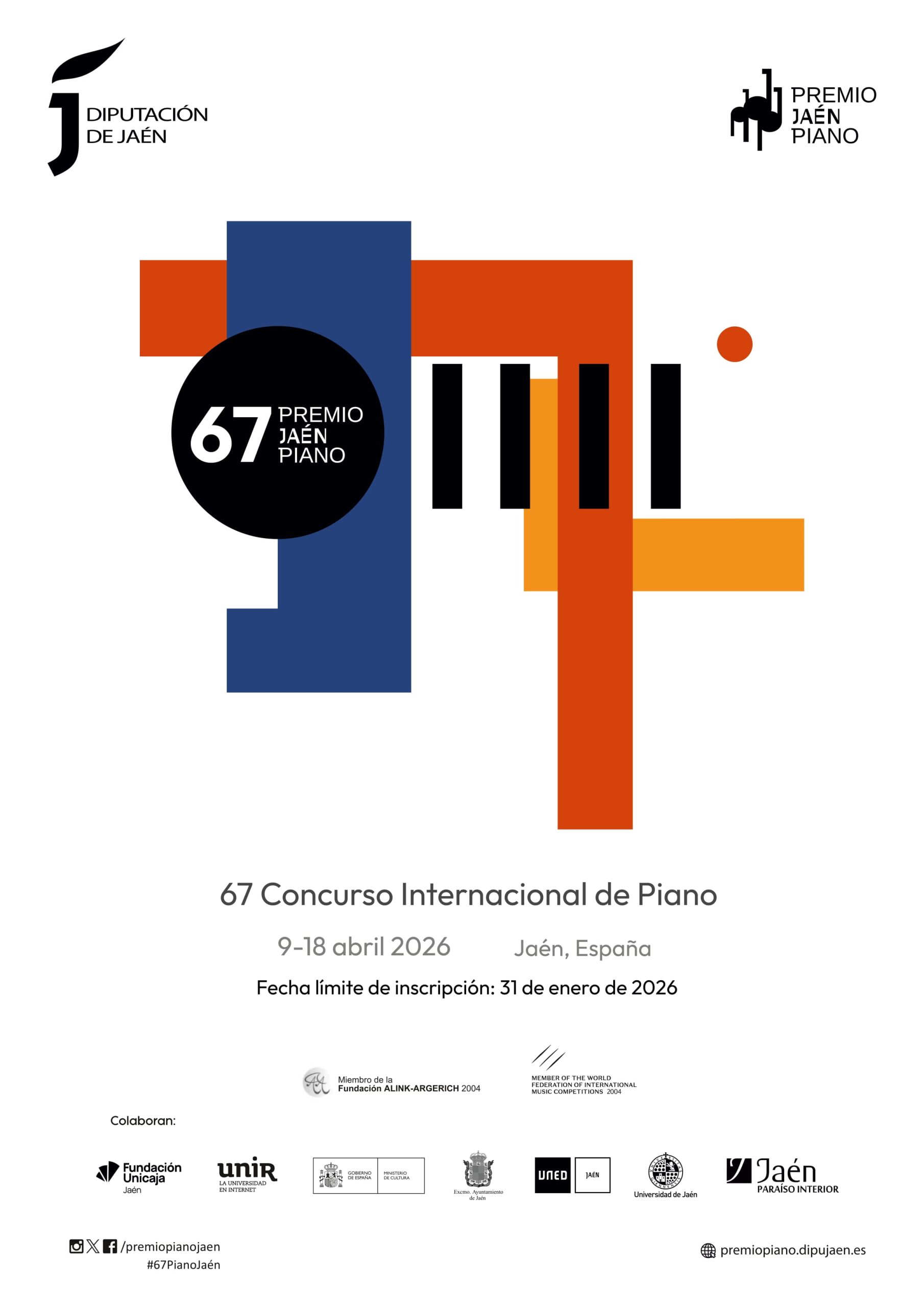 67 Concurso Internacional de Piano Premio Jaen scaled
