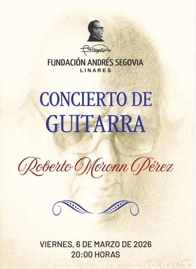 Concierto y presentacion de Roberto Moronn en la Fundacion Andres Segovia