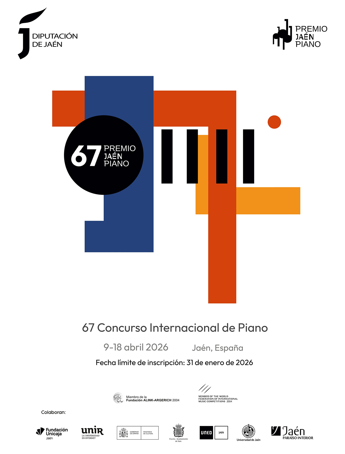 67 Concurso Internacional de Piano Premio Jaen