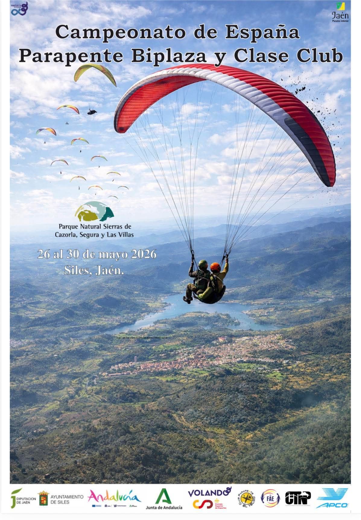 Campeonato de Espana Parapente Biplaza y Clase Club