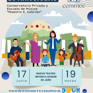 GRAN CONCIERTO 25 ANIVERSARIO CEMMEC a beneficio de DOWN JAEN
