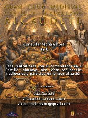 Gran cena medieval Castillo Calatravo Alcaudete
