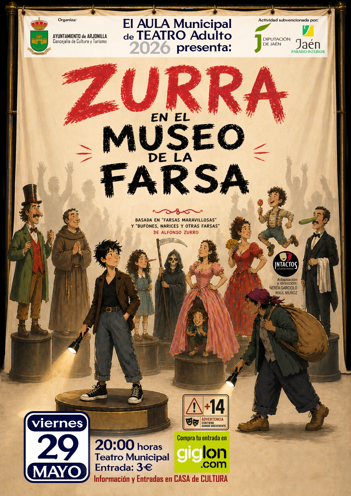 ZURRA EN EL MUSEO DE LA FARSA