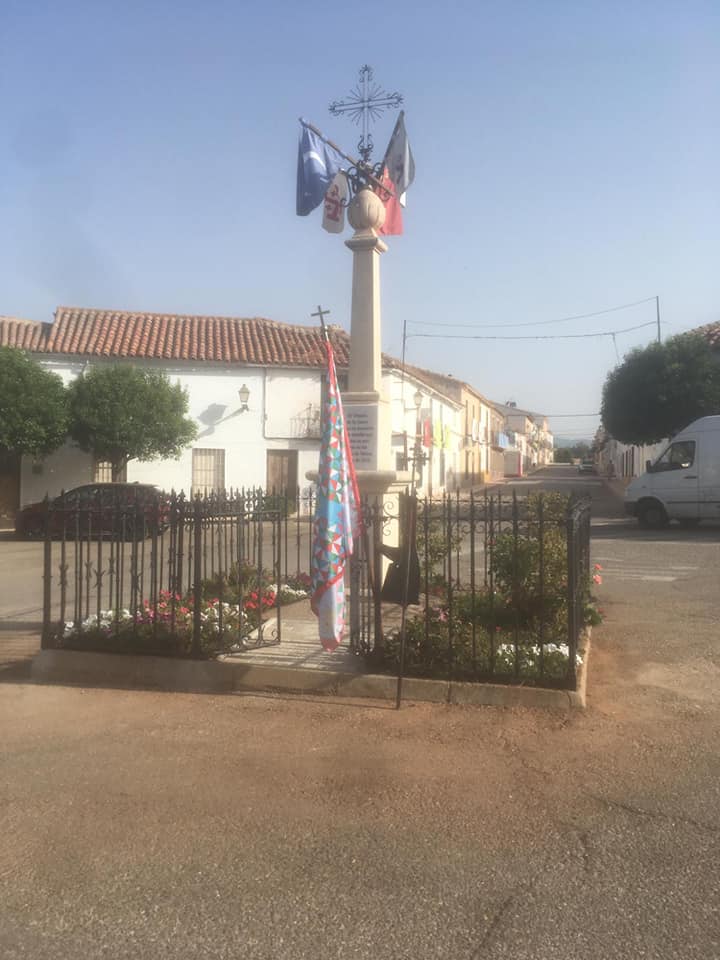 Recibimiento en Navas de Tolosa a la Cofradia de los Ballesteros de Vilches