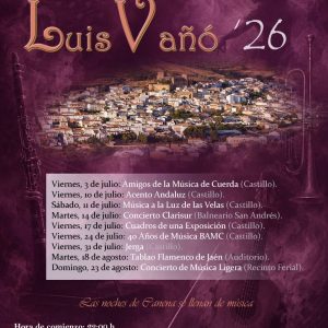 XXXV Festival de Música "Villa de Canena" XXXV Festival de Musica Villa de Canena